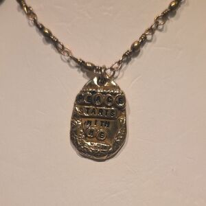 Brighton Oval Pendant Necklace with 'Starts With'